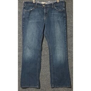 Levi's Womens 16 M Jeans Blue 545 Low Bootcut Flap Pocket